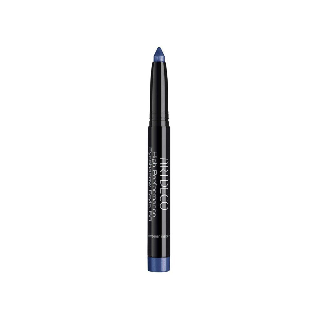 Uno stylo ombretto ARTDECO High Performance blu scuro, punta estesa.