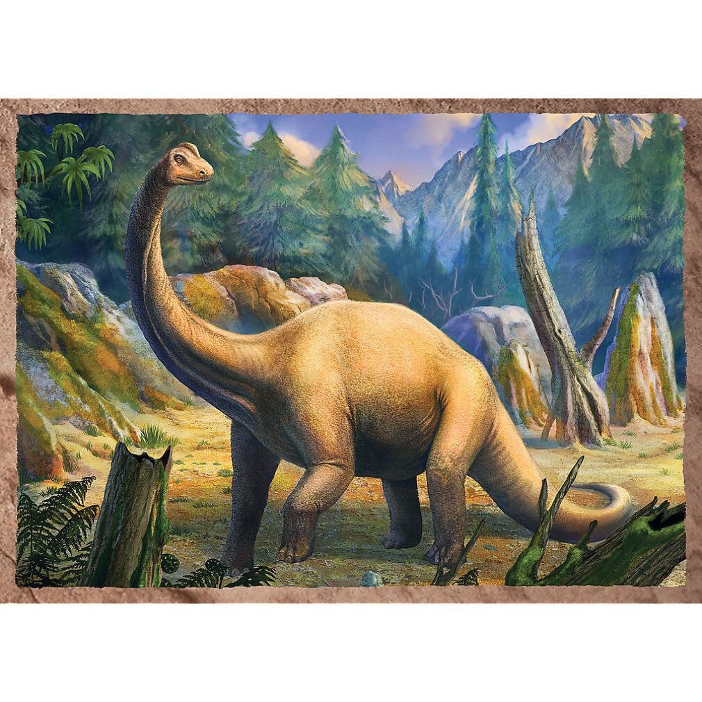 trefl Puzzle Dinosauri interessanti 4in1 (35,48,54,70 pezzi)