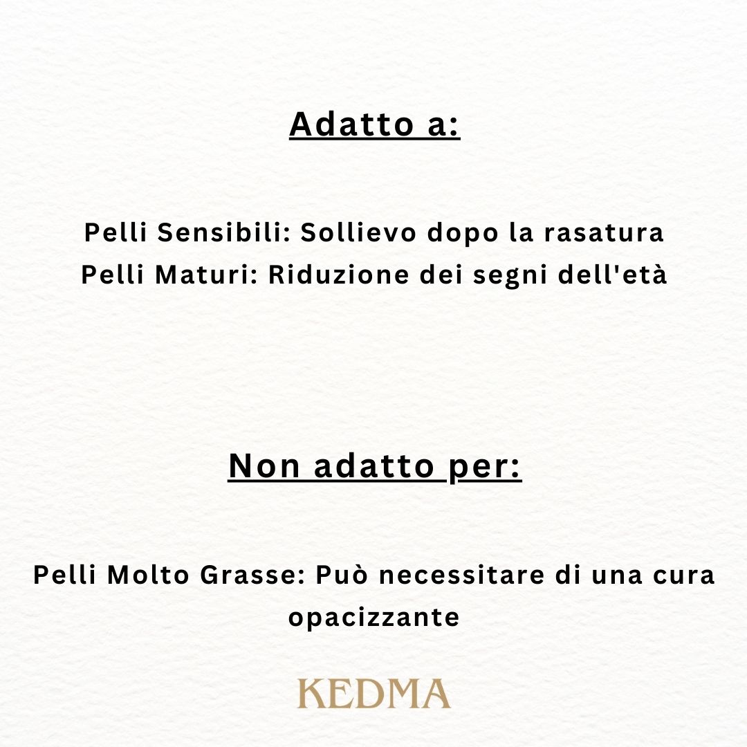Kedma - Siero Viso Uomo con Minerali del Mar Morto