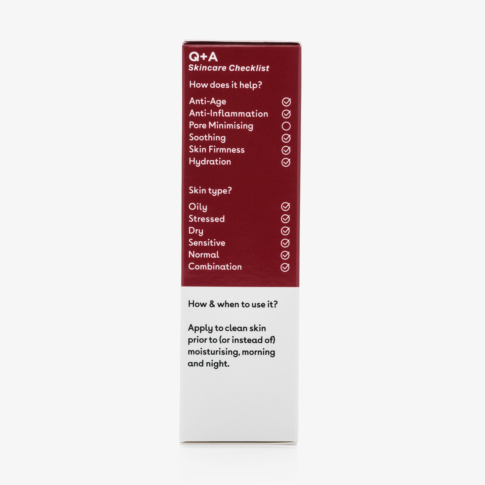 Q+A Skin, Hyaluronic Acid Facial Serum