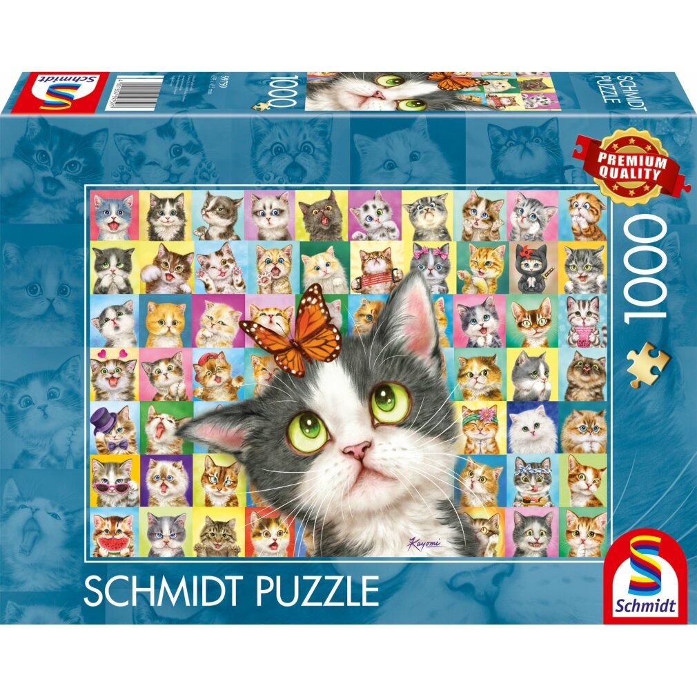 Puzzle schmidt bocca di gatto 1000 pezzi