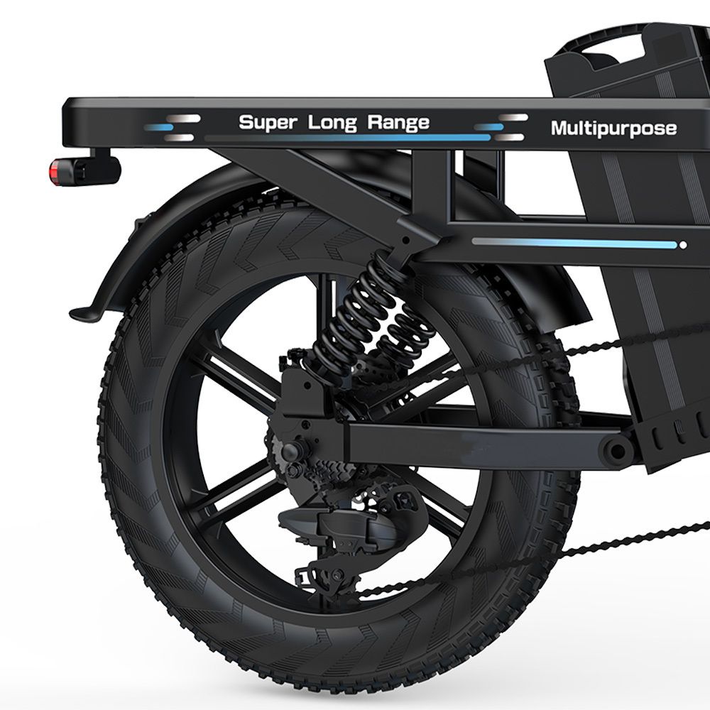 G-FORCE DE-S Bicicletta elettrica da carico, batteria da 48V 45Ah, doppia sospensione