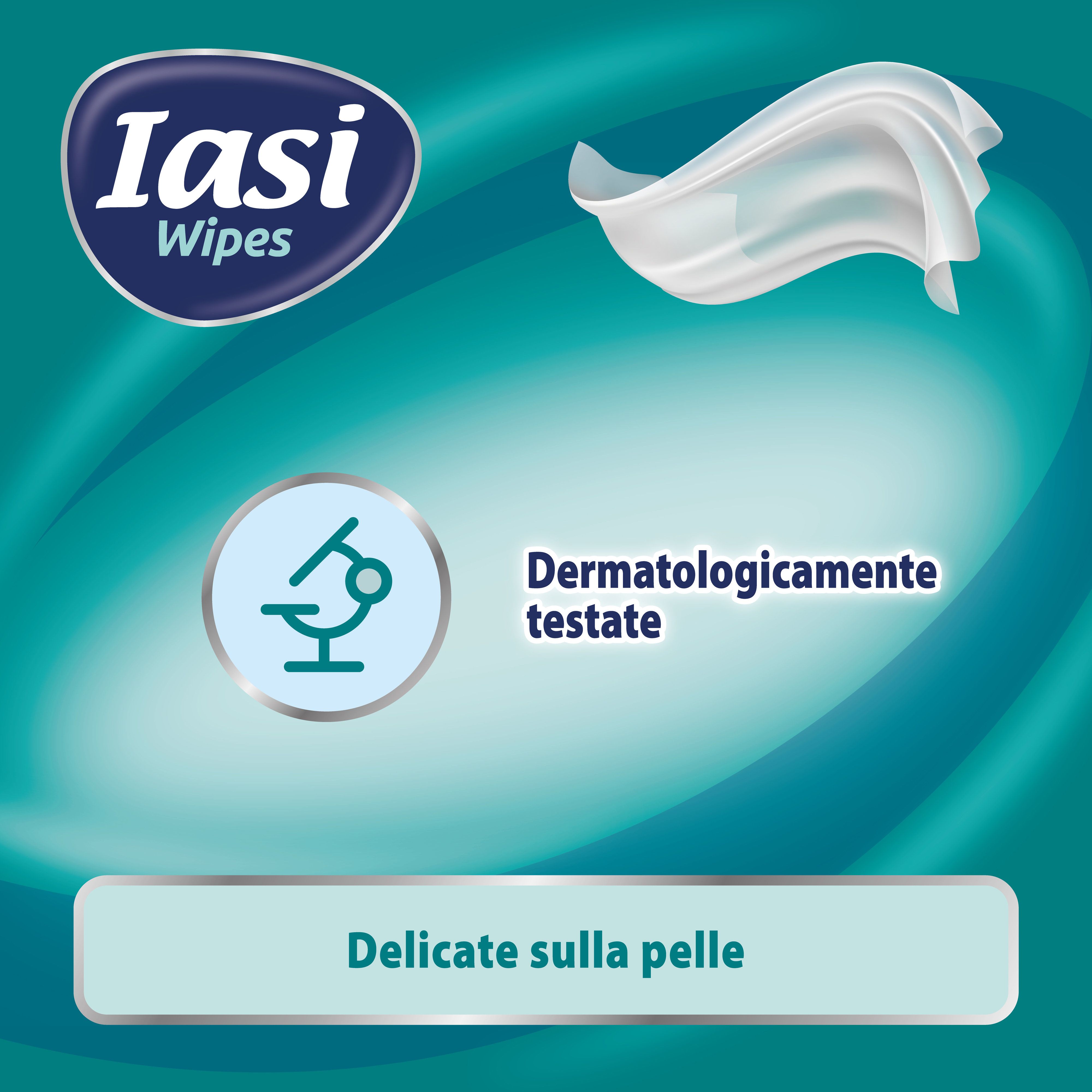 IASI Salviette XL per Adulti, Ripristinano il PH naturale della pelle, Senza Risciacquo, 864 unità