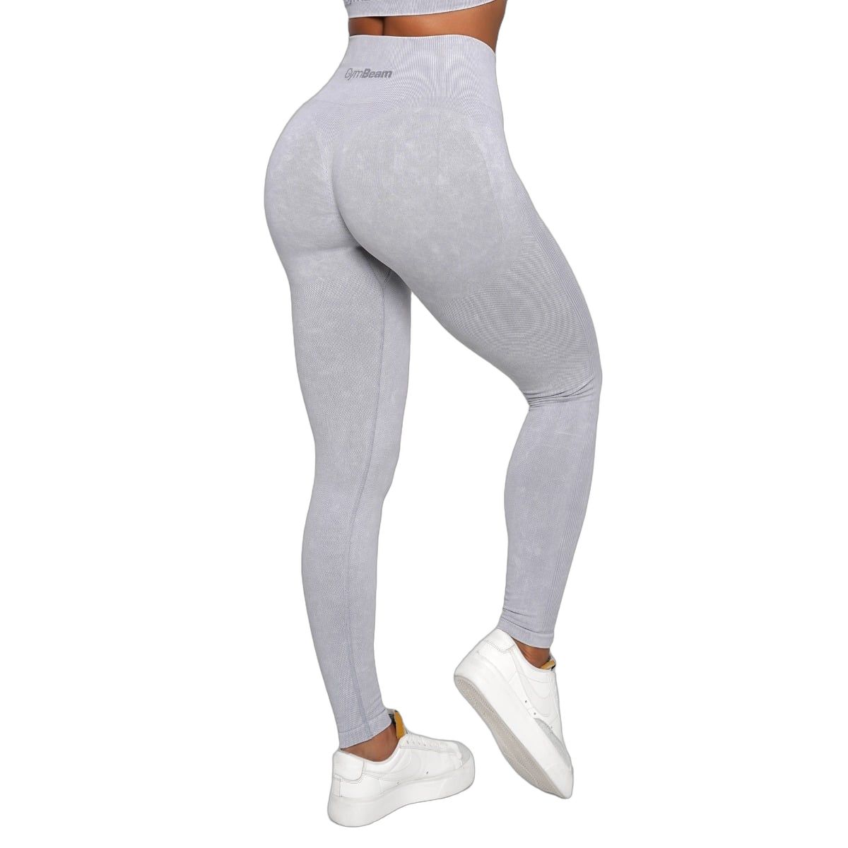 GymBeam Leggings da donna Lift Seamless a vita alta Grey