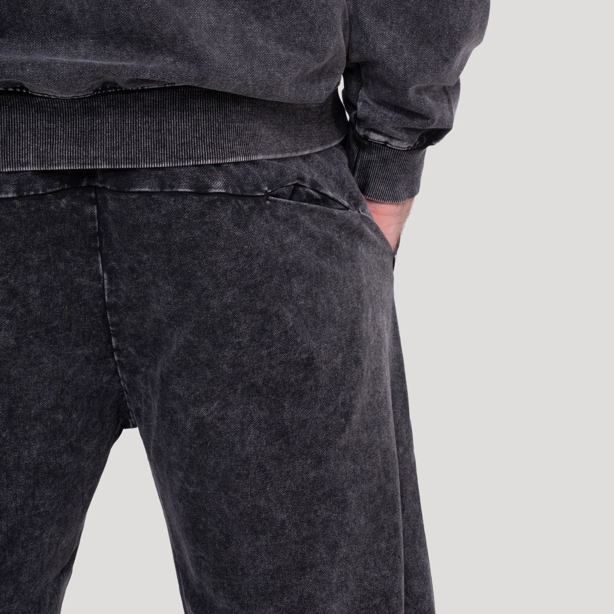 GymBeam Pantaloni sportivi uomo oversize Abyss Charcoal