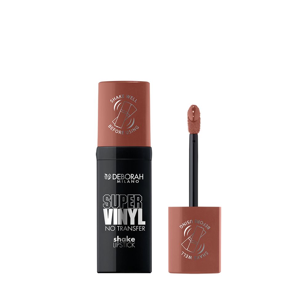 Deborah Super Vinyl No Transfer Shake Lipstick 4ML Caramel 02