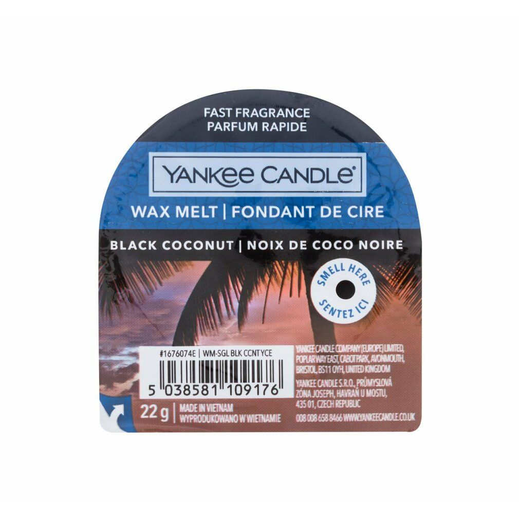 Yankee Candle Cera profumata al cocco nero