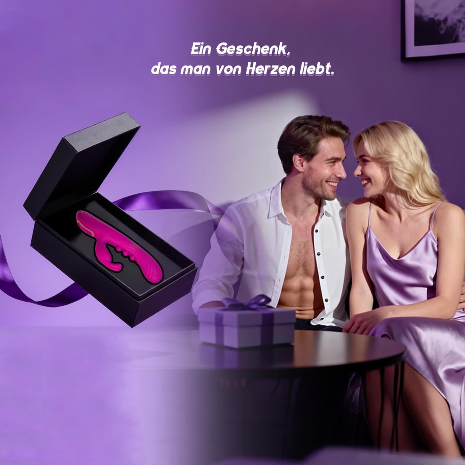YAWNSHE dildo vibrante con sfere pulsanti