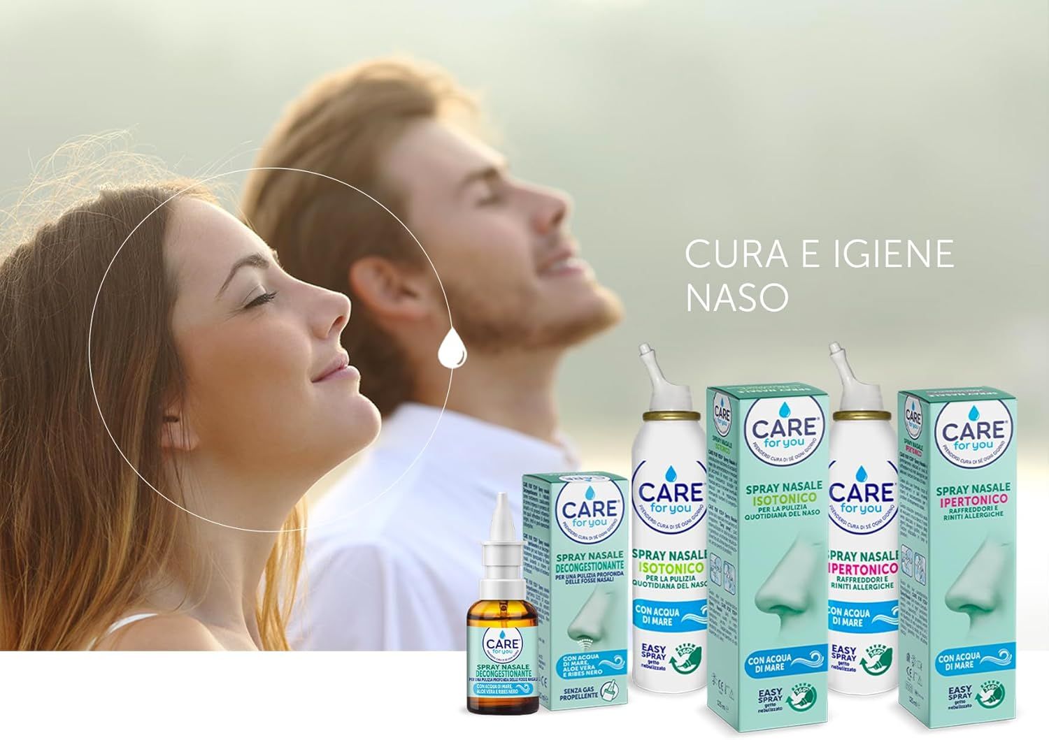 CARE for You Spray Nasale Isotonico, 125 ml.