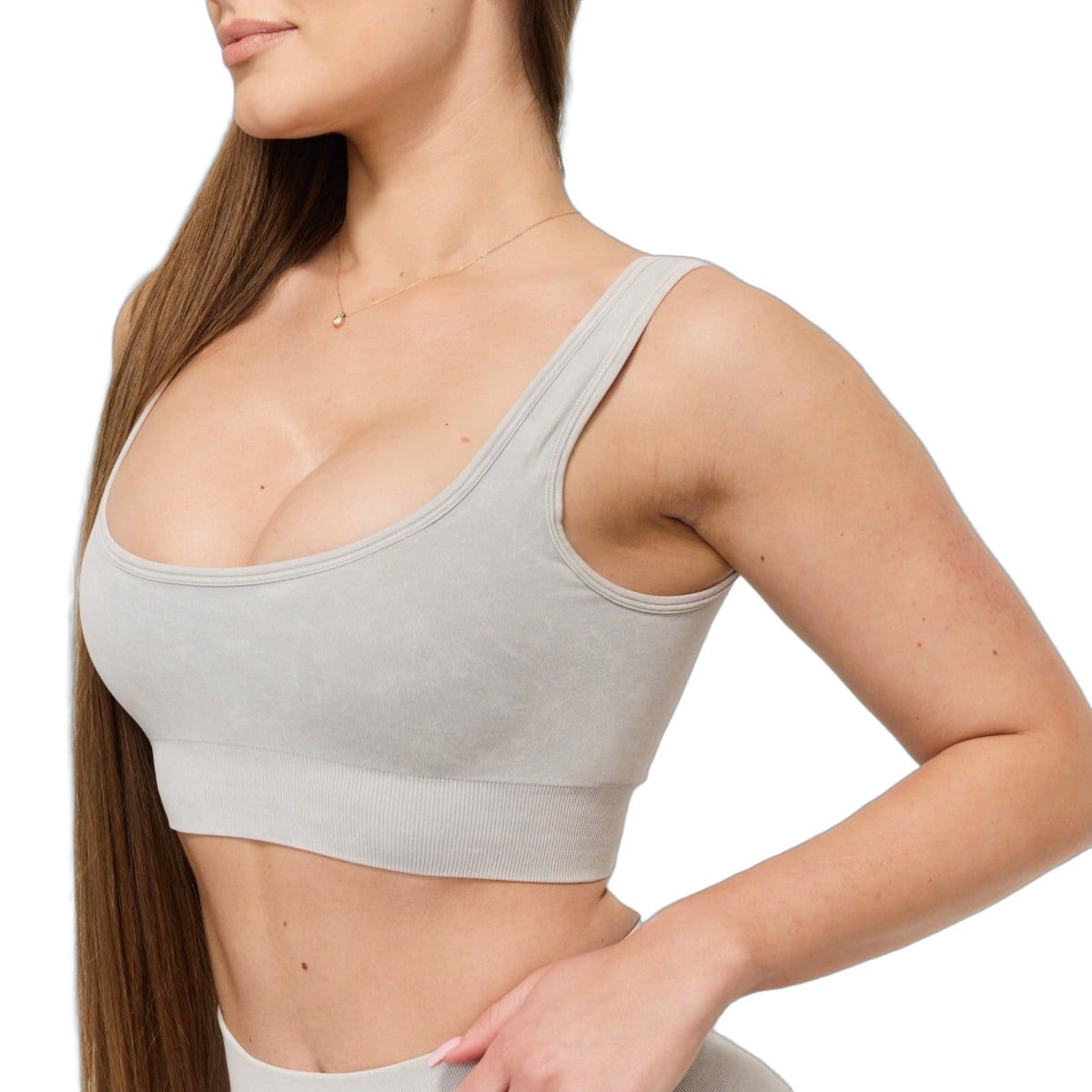 GymBeam Reggiseno sportivo Lift Seamless da donna Grey
