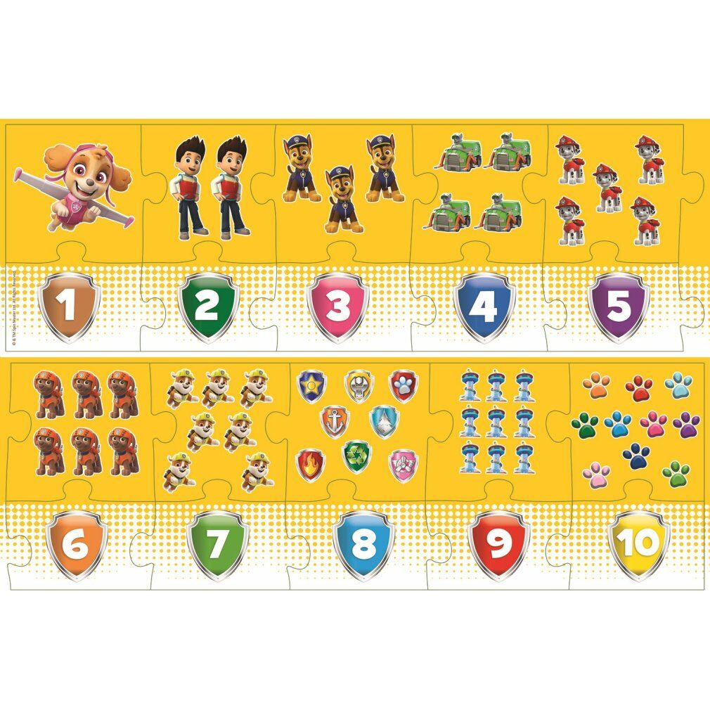 trefl Puzzle di apprendimento dei numeri Paw Patrol 20 pezzi