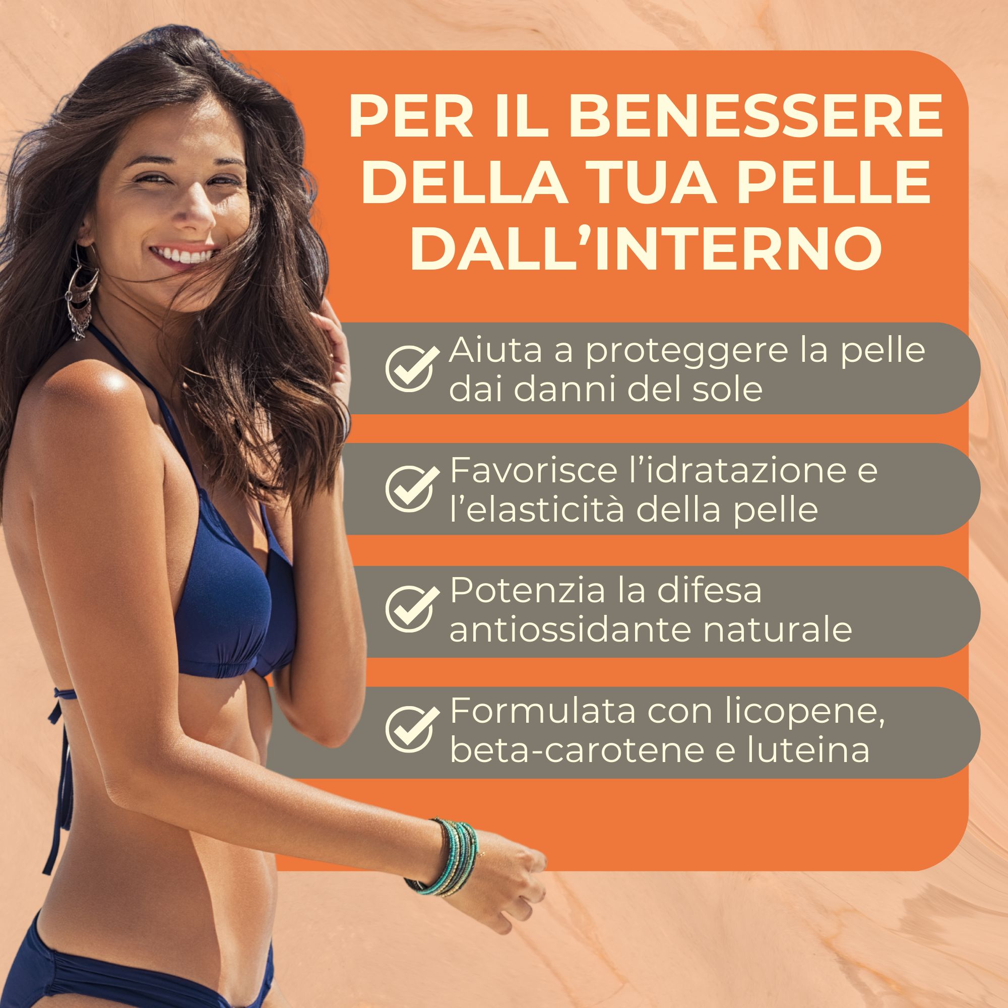 Betacarotene con Betalyc estratto secco da carote e peperoni siciliani - Sunprotection - natugea®
