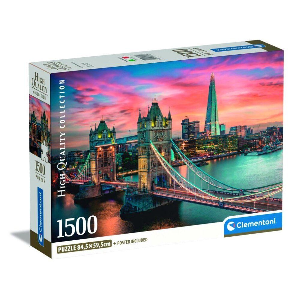 clementoni Puzzle Londra al tramonto 1500 pezzi