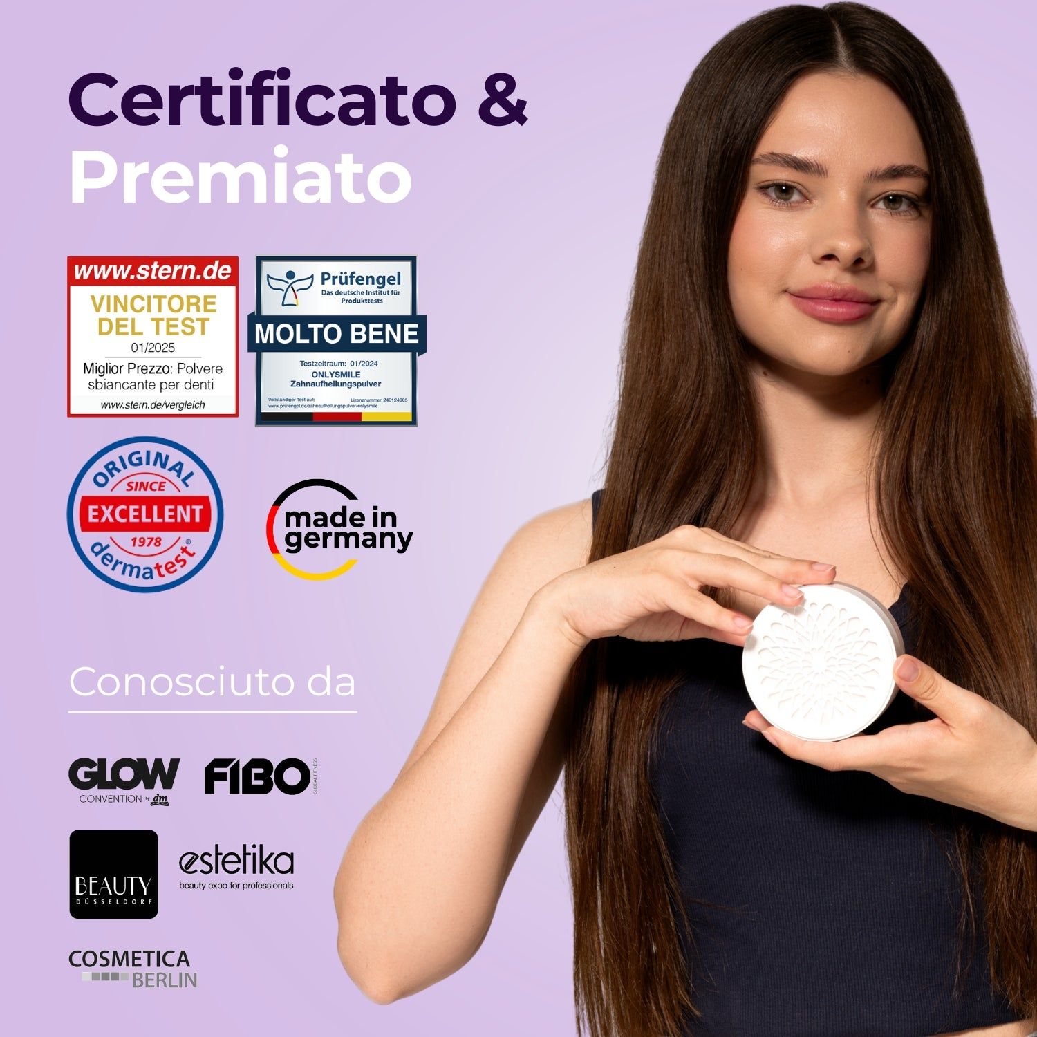 OnlySmile® Polvere per sbiancare i denti