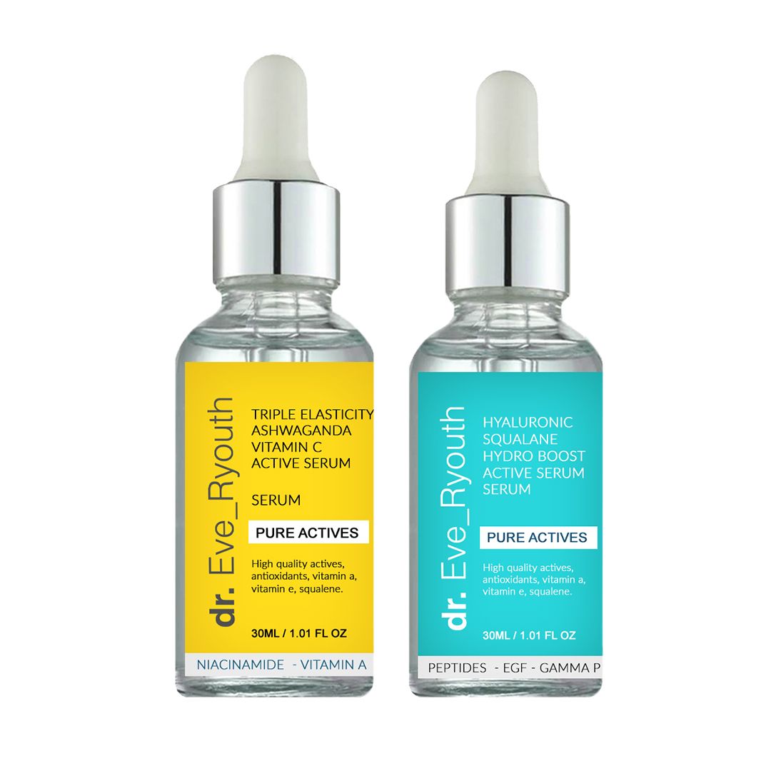 Dr. Eve_Ryouth Acido Ialuronico Squalane Hydro Boost siero+ Ashwaganda Vitamina C Siero
