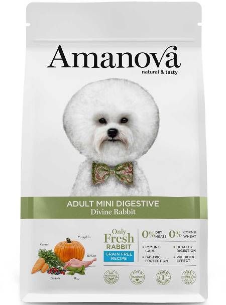 amanova adult mini digestive dog divine rabbit