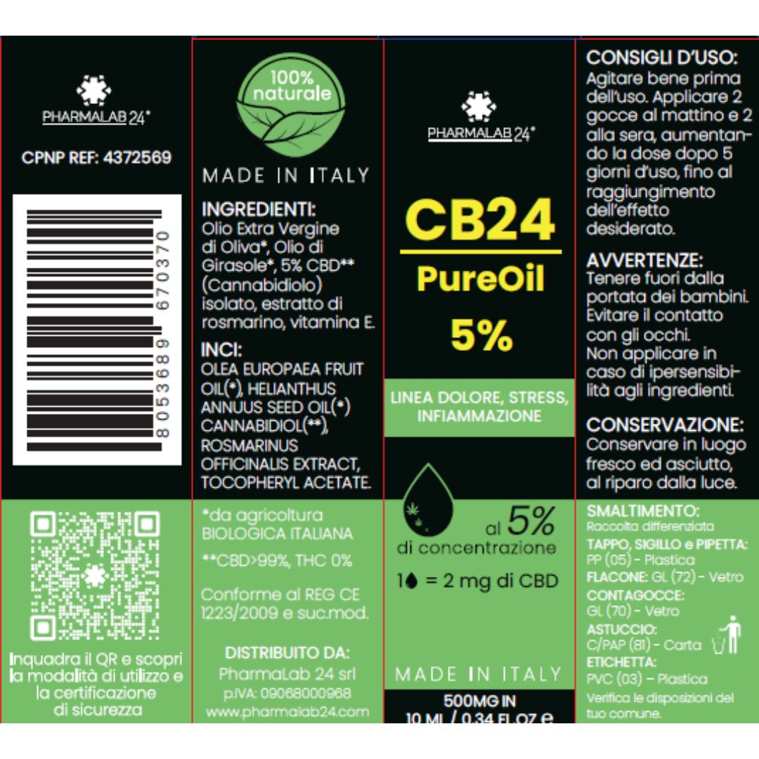 Pharmalab24 CB24 Pure Oil 5%