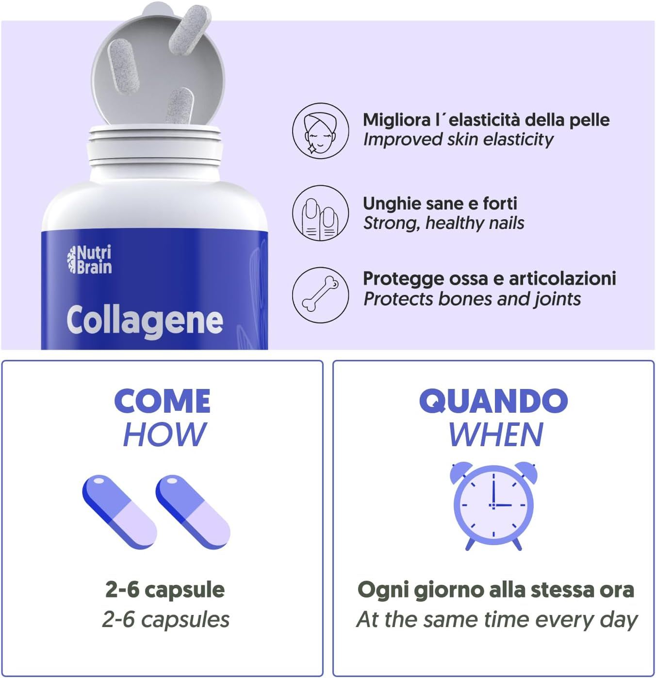 NUTRIBRAIN Capsule di Collagene
