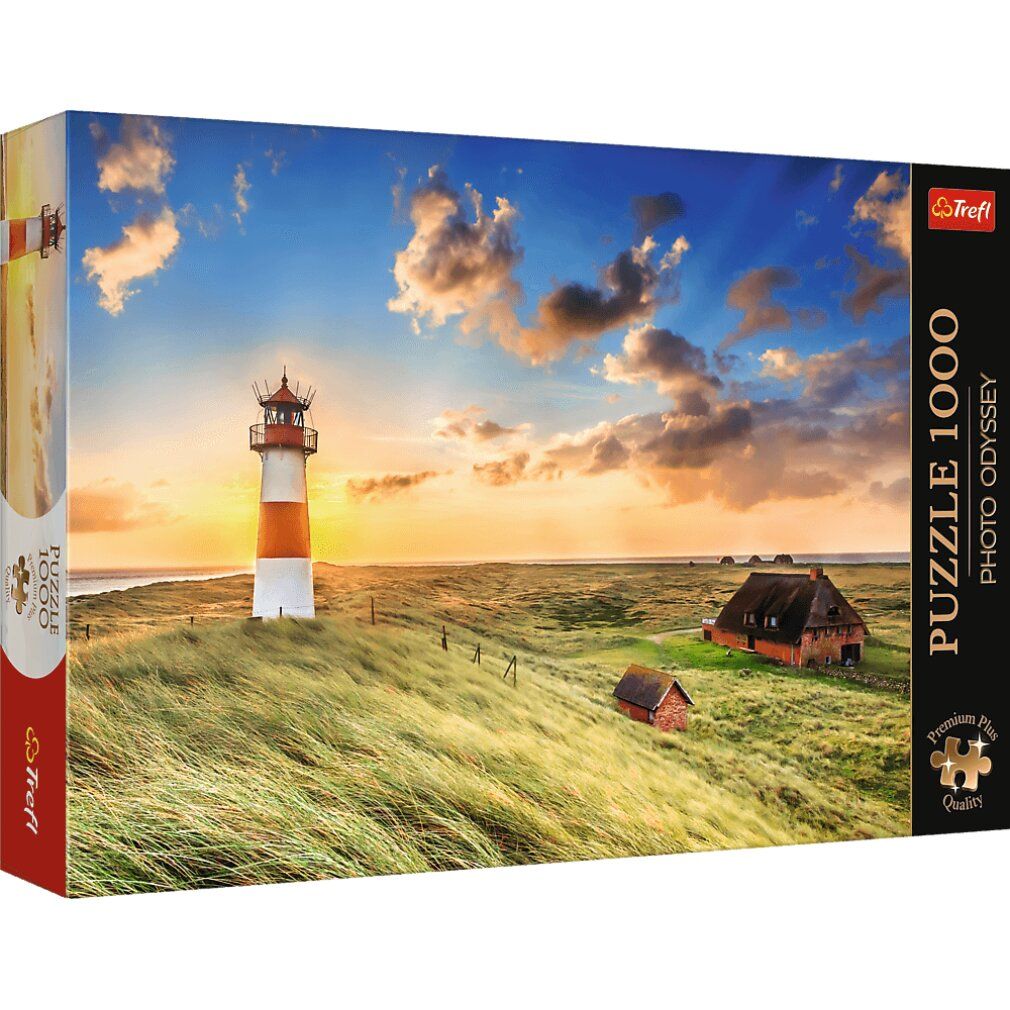 trefl Puzzle Premium Plus Odissea fotografica: Faro a est di Sylt 1000 pezzi