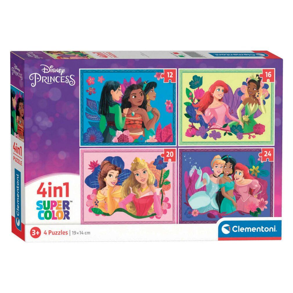 Puzzle Clementoni Principessa Disney, 4in1