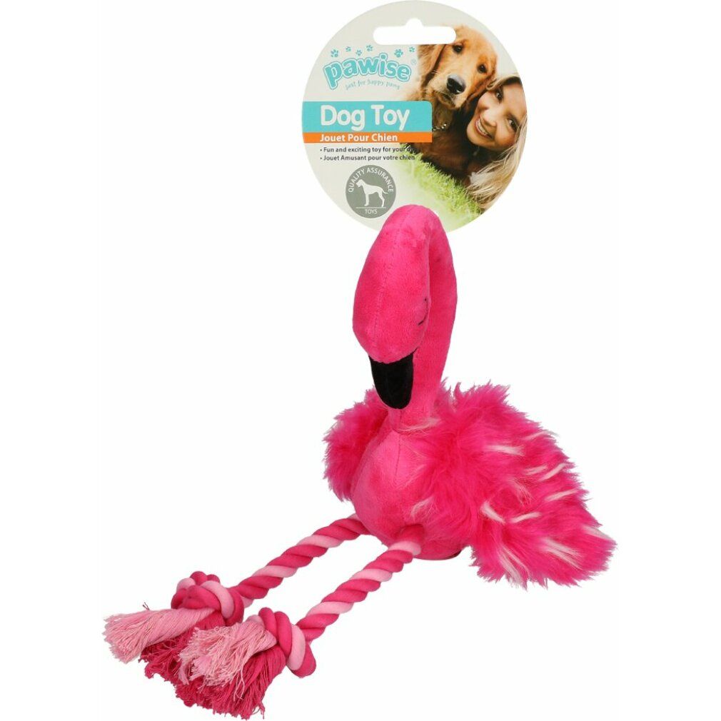 Fenicottero con gambe di corda l