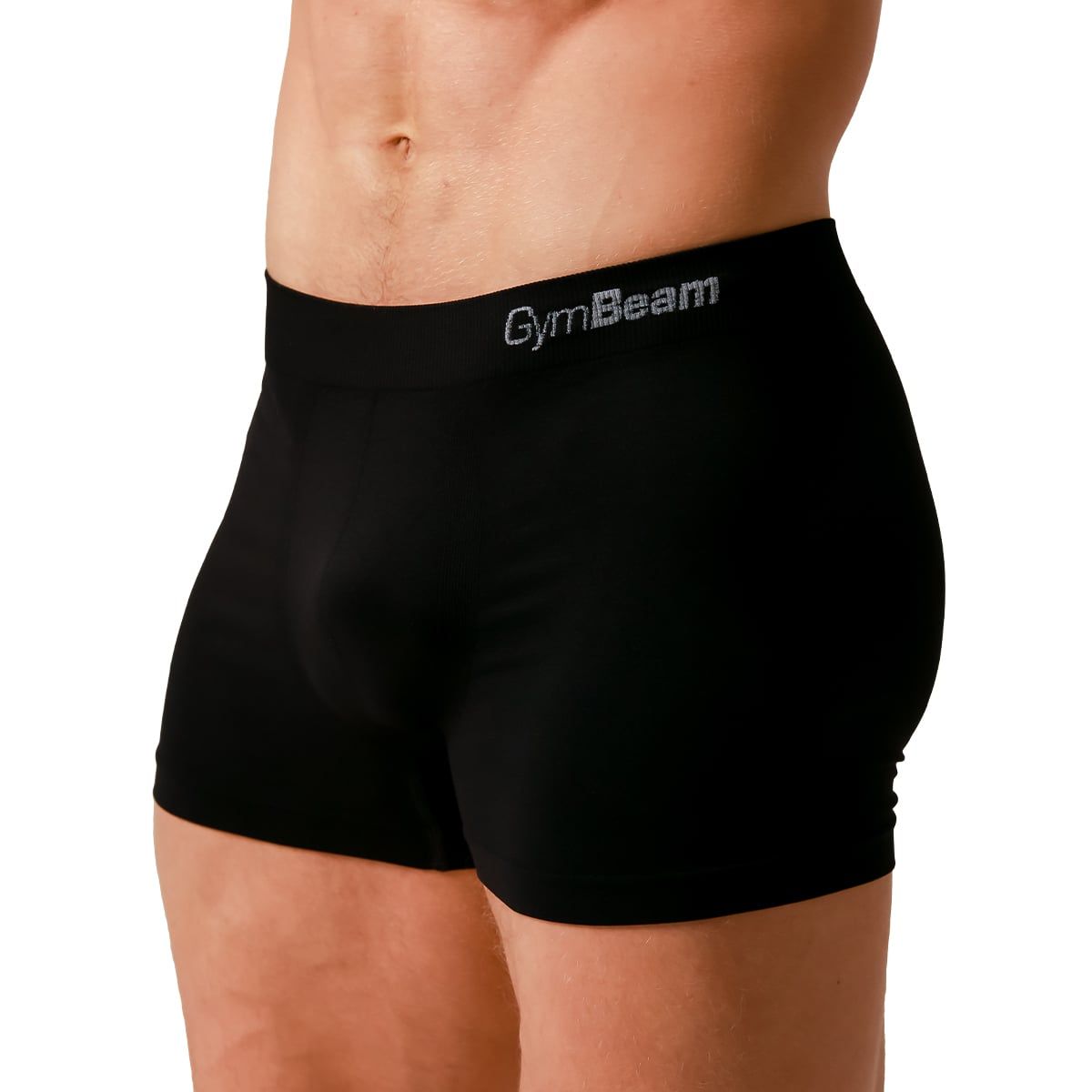 GymBeam Boxer uomo slim seamless 2Pack Black