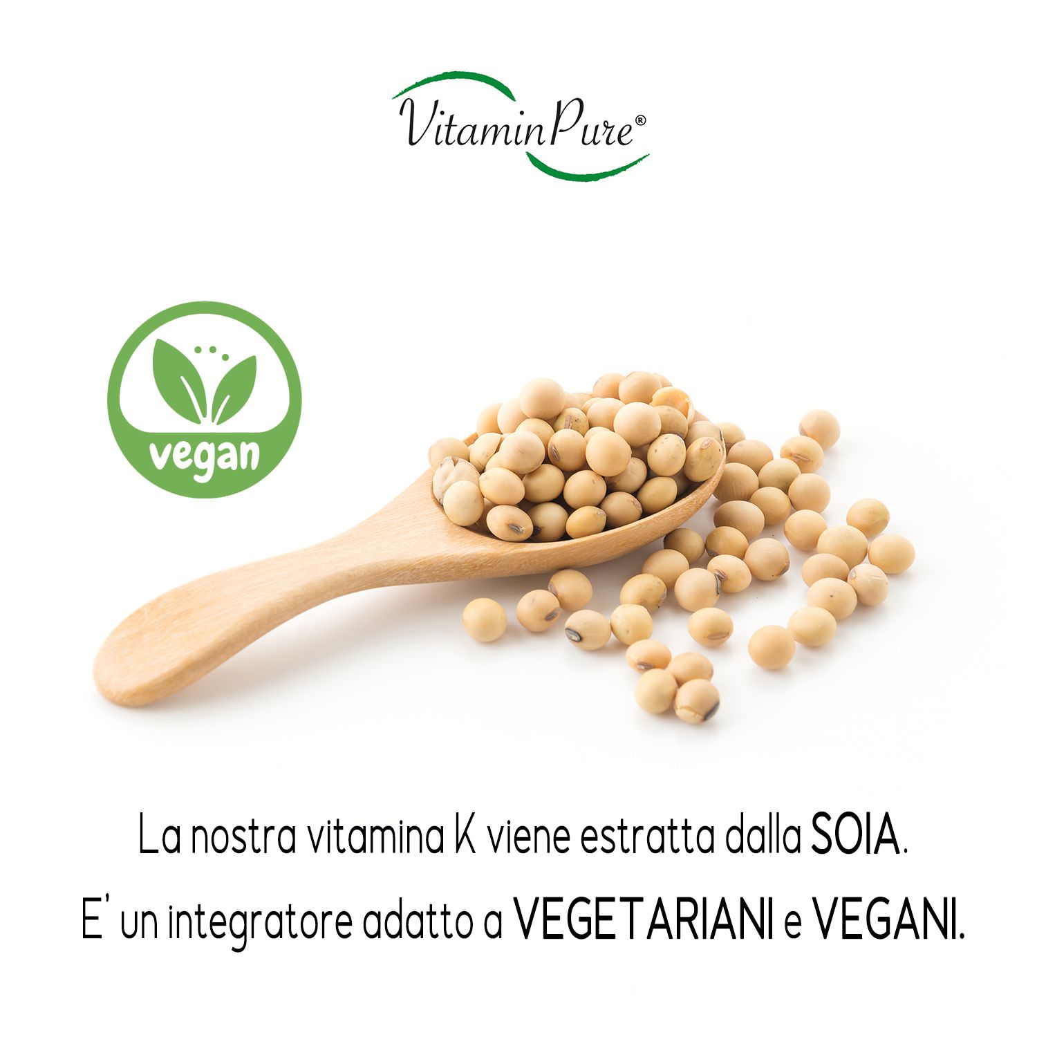 VitaminPure® Vitamina K2 MK7 Alto Dosaggio | Micro-compresse