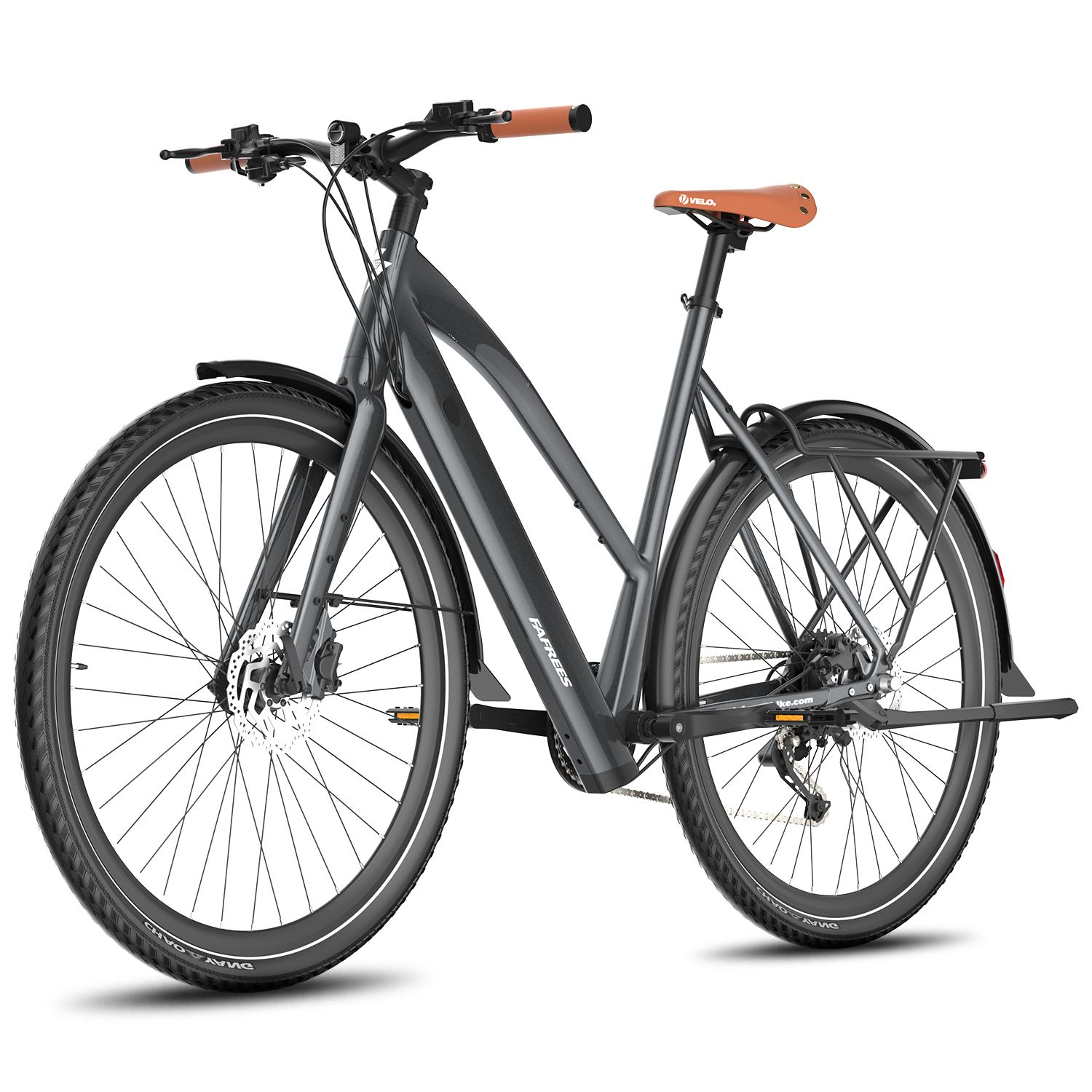 Bicicletta elettrica Fafrees F700W con batteria da 36 V 10 Ah, 9 velocità