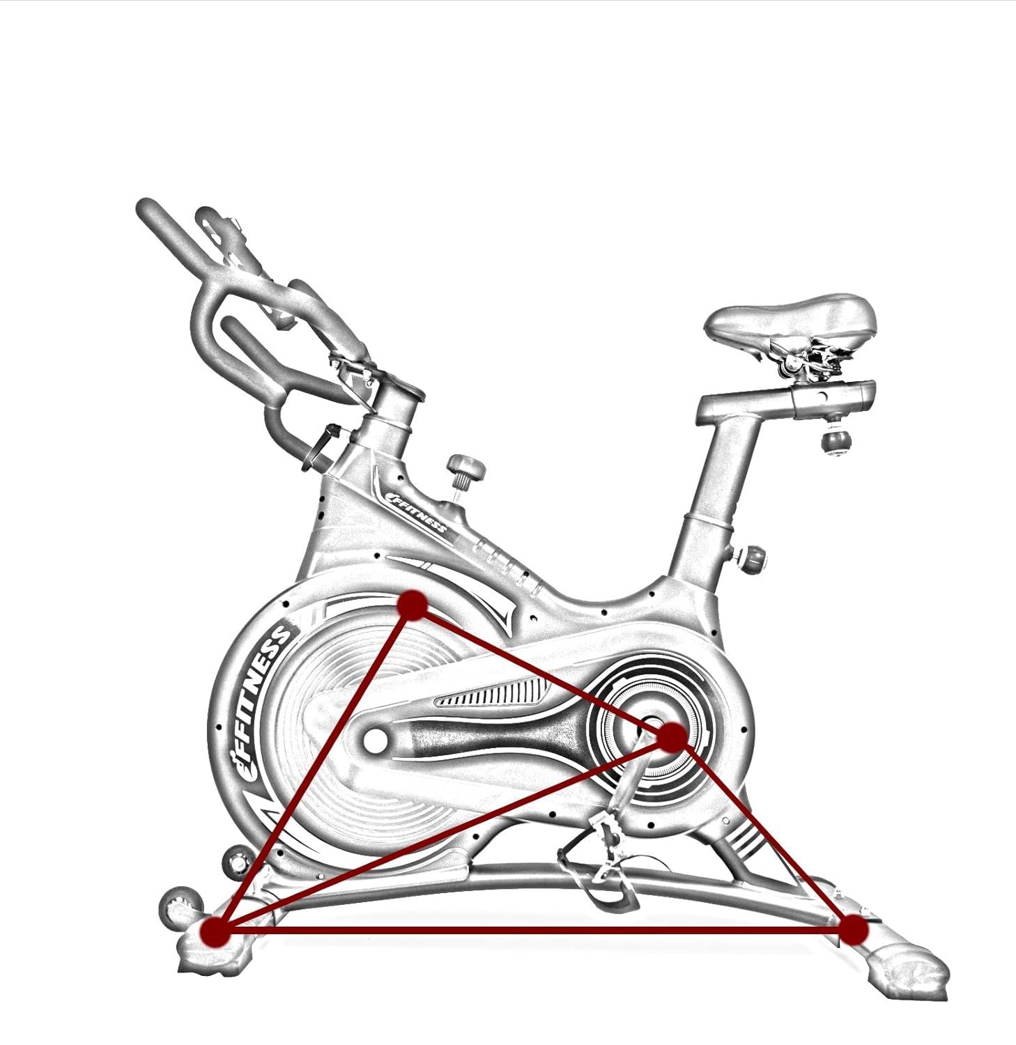 FFitness Spin Bike - Indoor Cycling Well FF