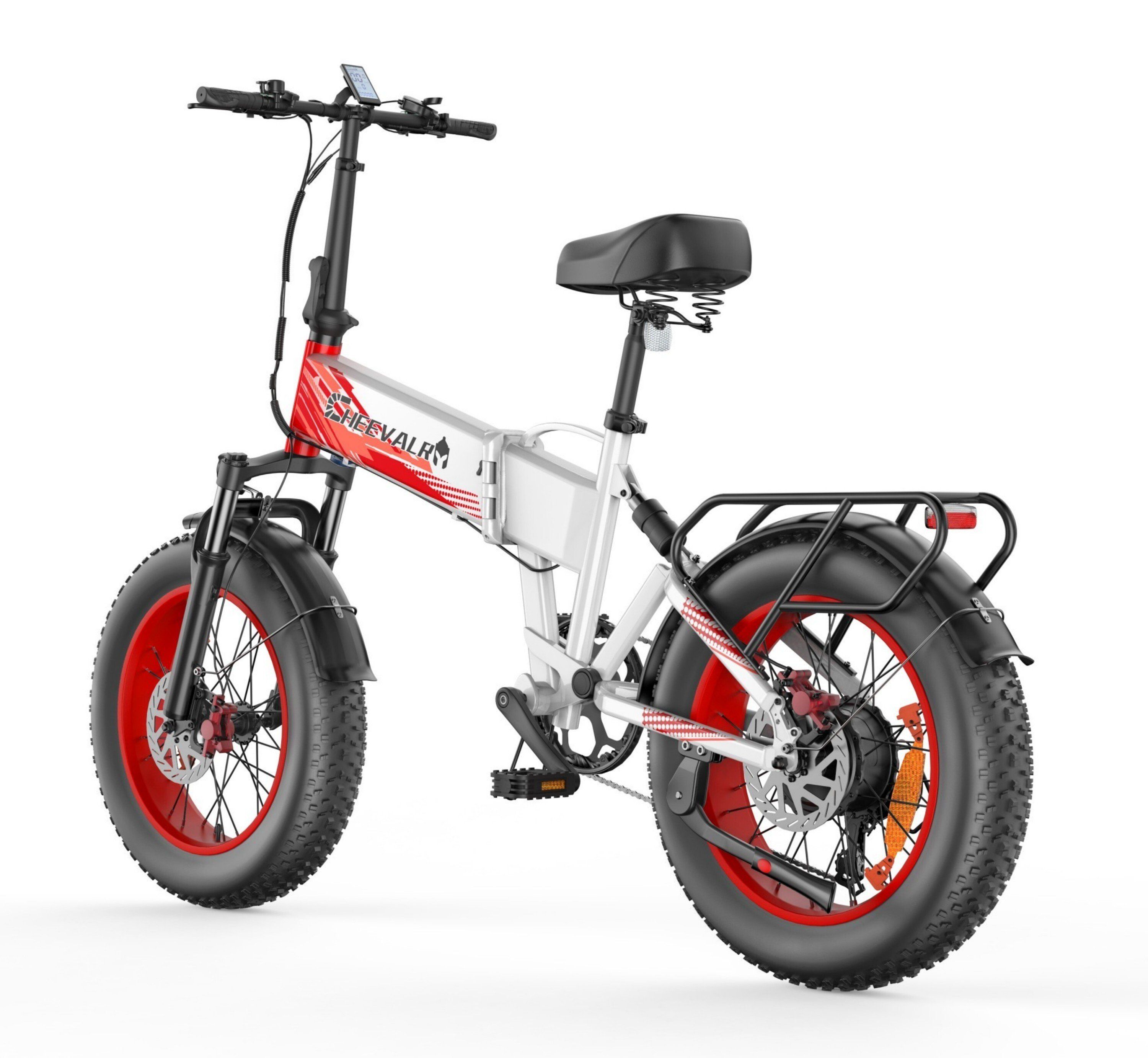 Cheevalry CF1000-1 Bicicletta elettrica pieghevole con batteria da 48V 20Ah