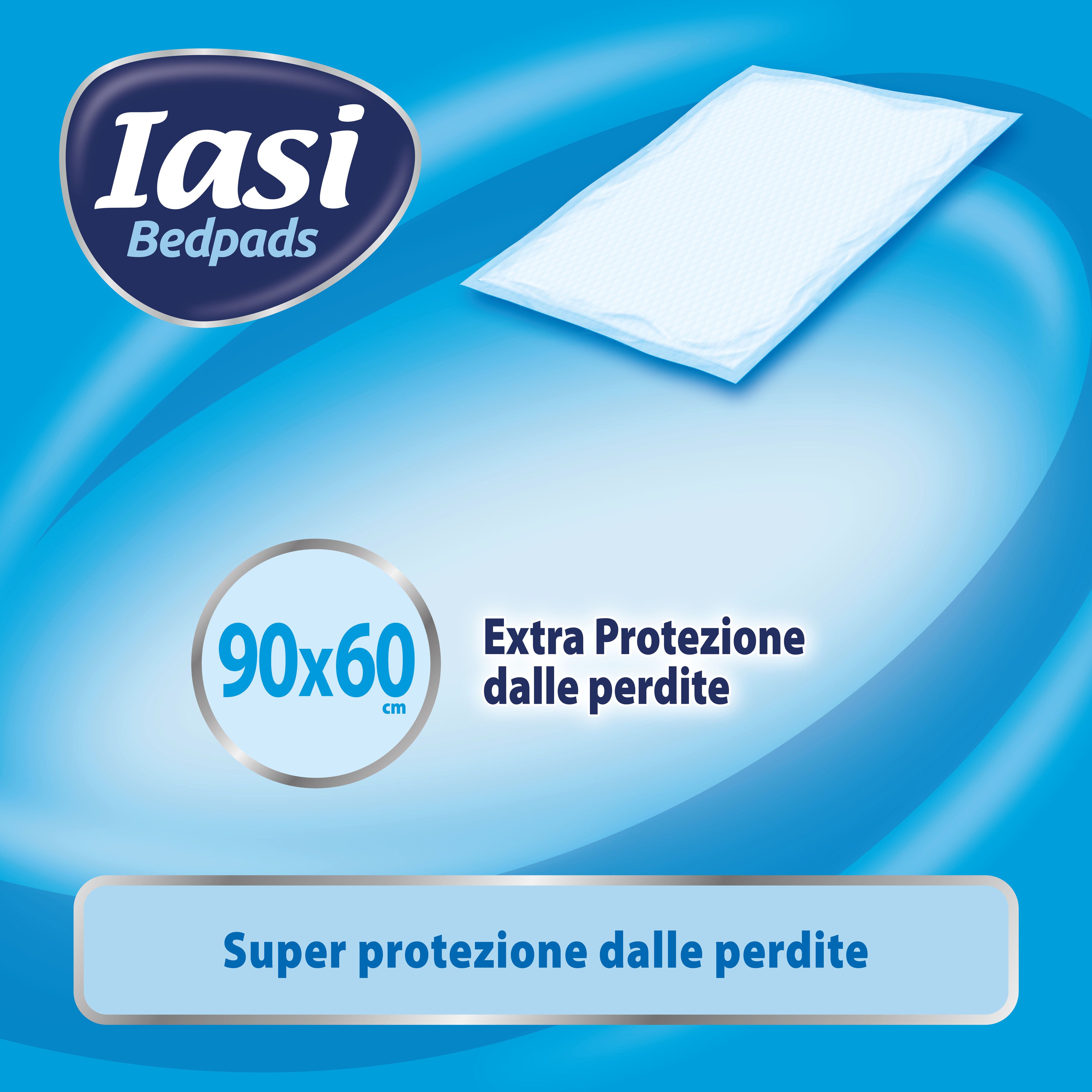 IASI traverse letto 60x90 Fresh, Maxi Plus, con delicata profumazione, 15 Unità