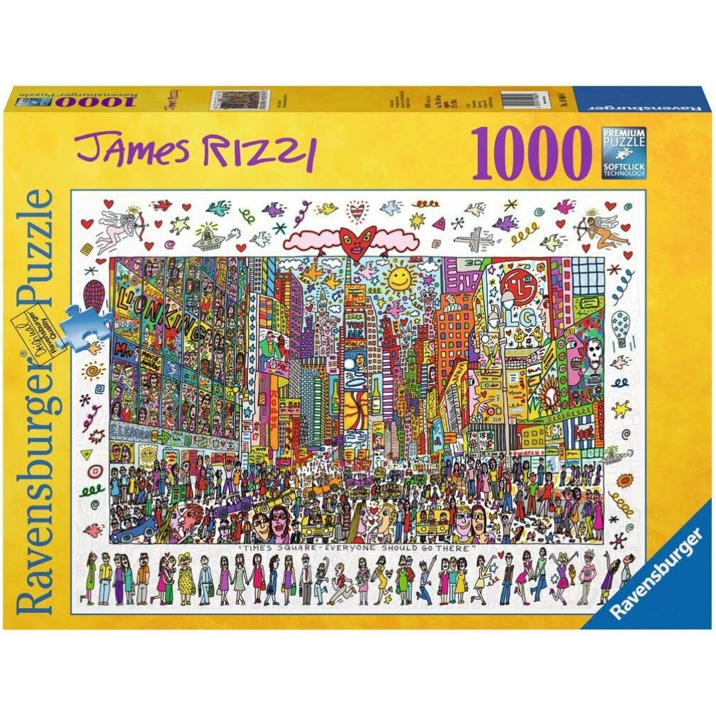 Puzzle ravensburger Times Square - Tutti dovrebbero andarci 1000 pezzi