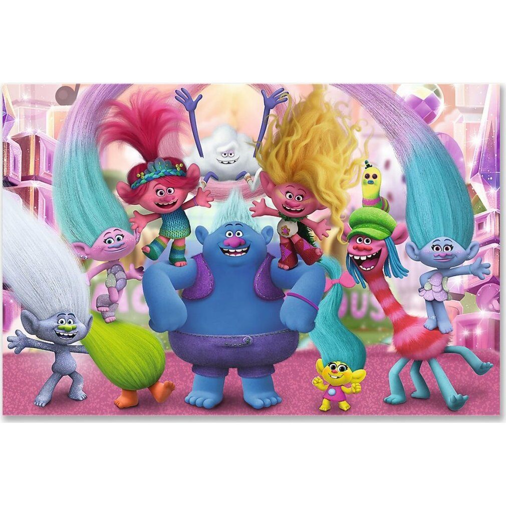 trefl Puzzle Trolls 3: Nel mondo dei Trolls maxi 24 pezzi