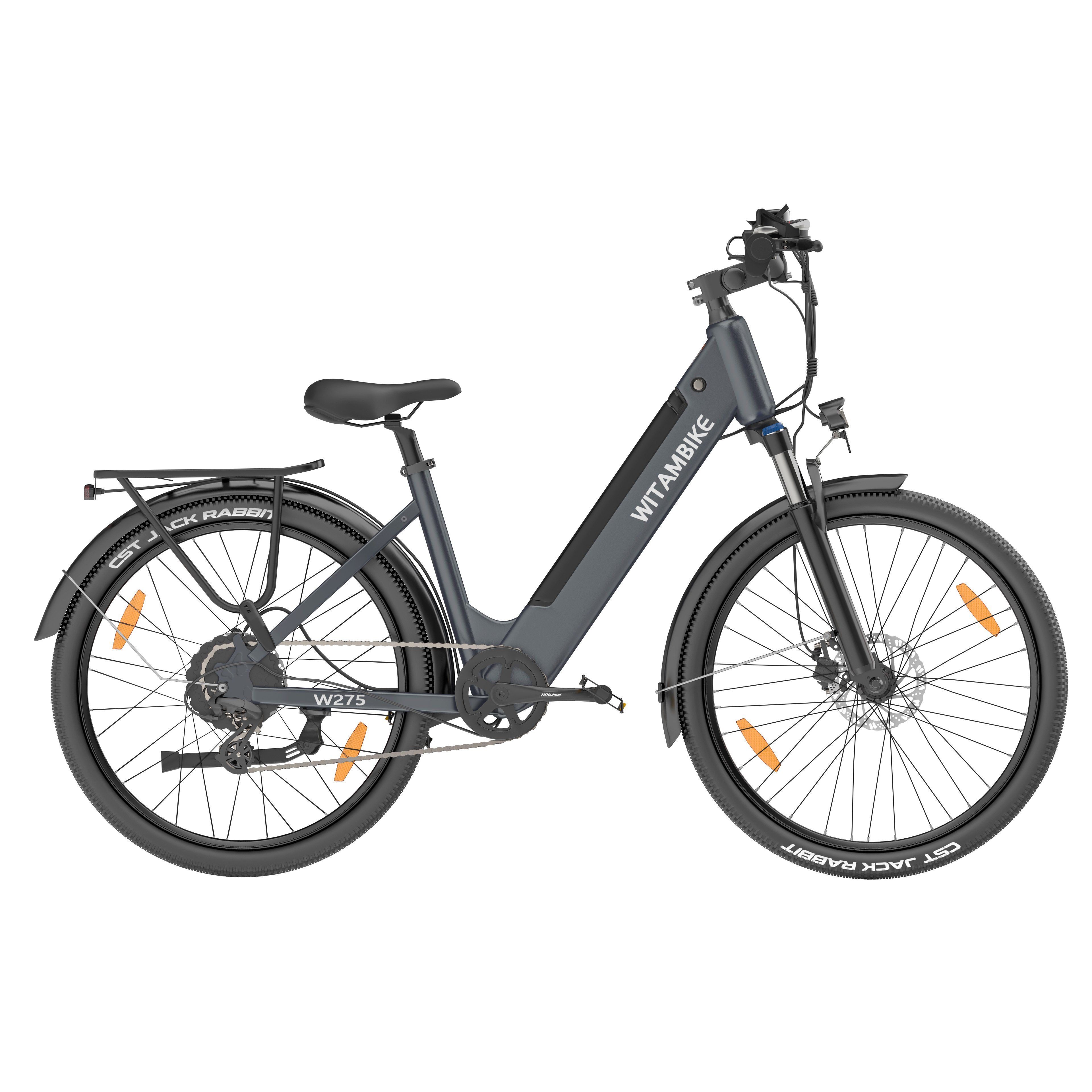 WITAMBIKE W275 Bicicletta elettrica da pendolare, 36V 13AH, pneumatici 27,5" x 2.10