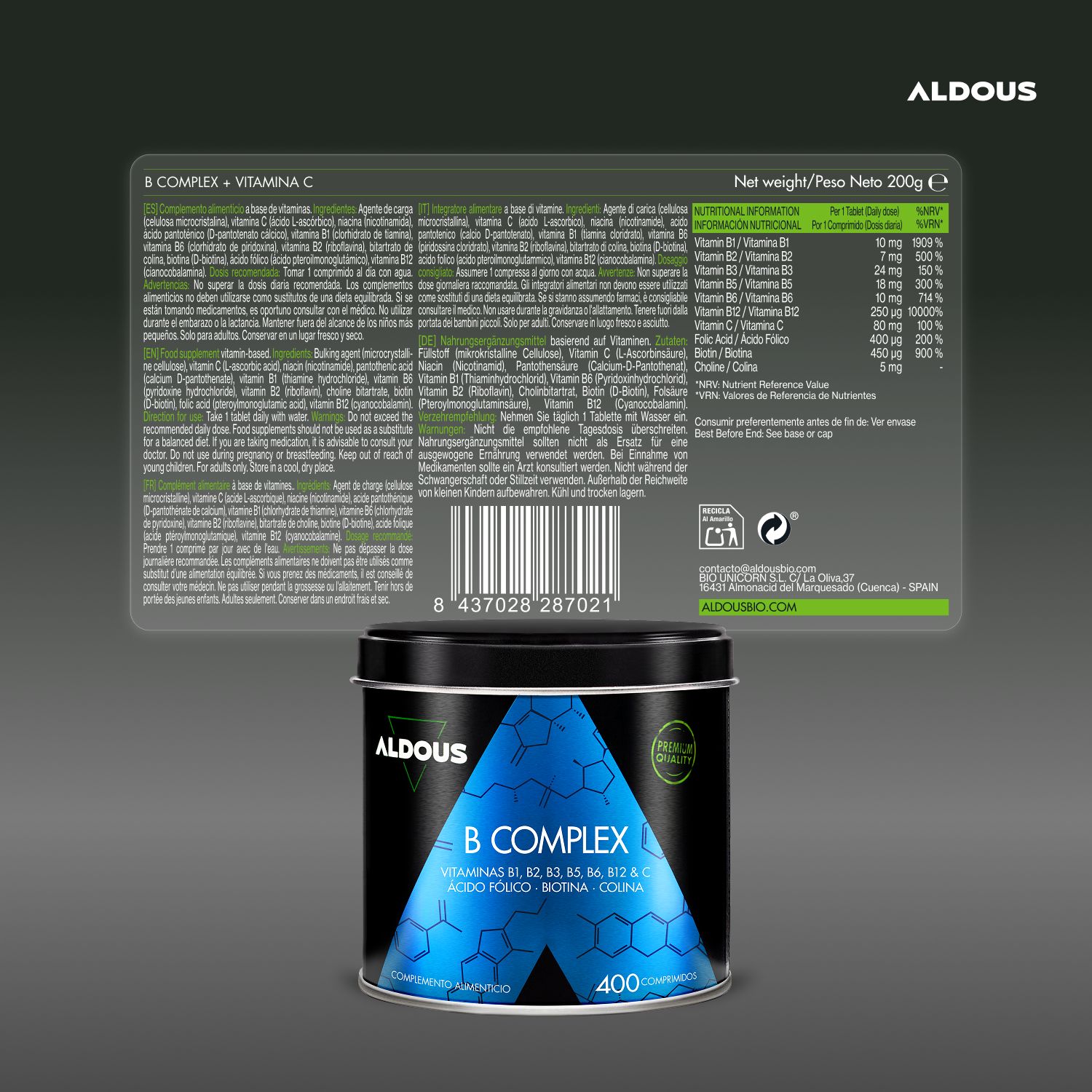 Aldous - B Complex - Vitamine B