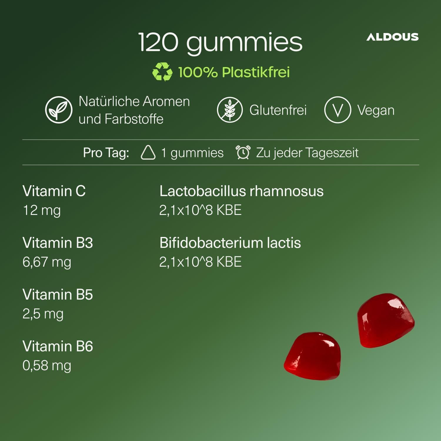 Aldous Gummies Probiotici per Bambini
