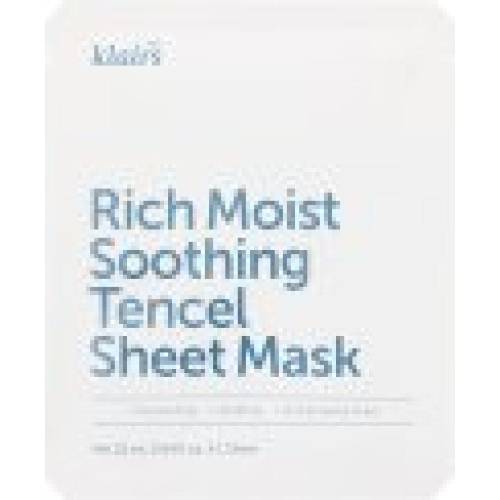 Confezione singola della maschera in tessuto Klairs Rich Moist Soothing Tencel, vista frontale.