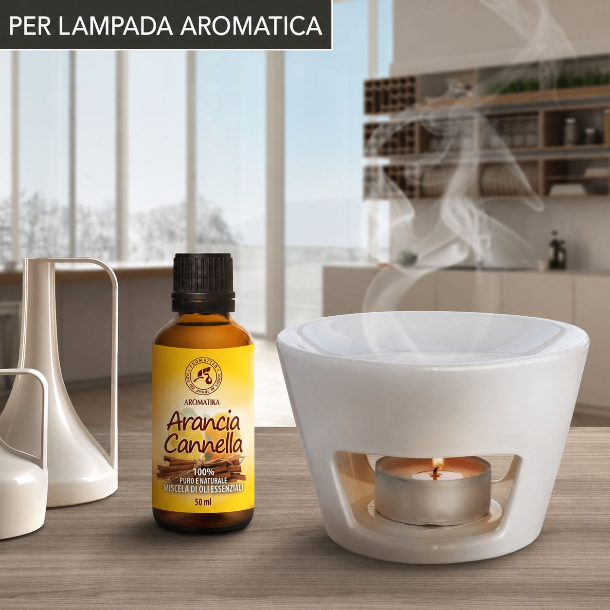 Miscela profumata AROMATIKA con olio di cannella e arancia