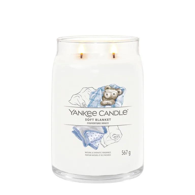 Coperta morbida Yankee Candle Signature - Giara grande