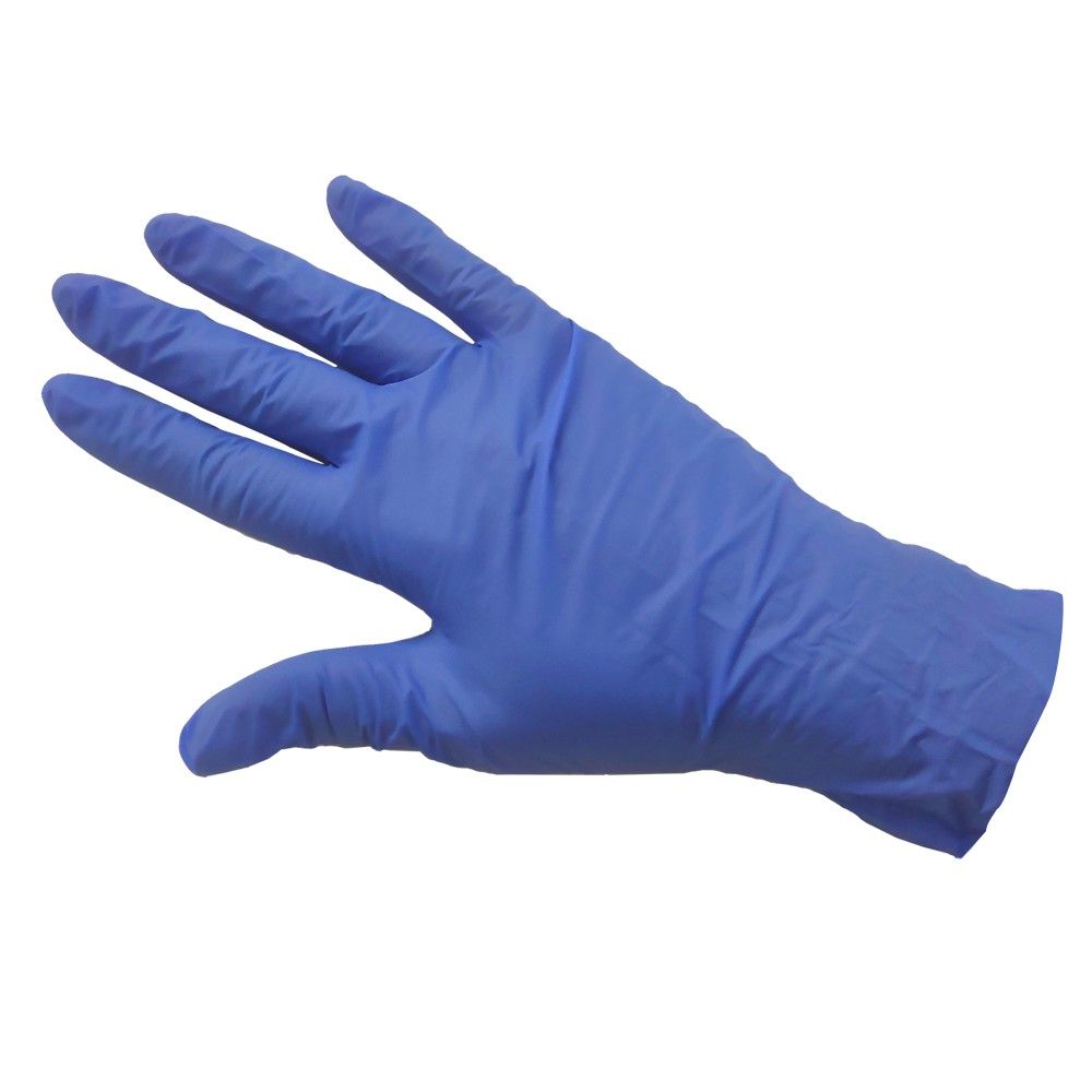 Medical Sud Guanti in Nitrile colore Blu ad Alta Protezione senza Taglia M
