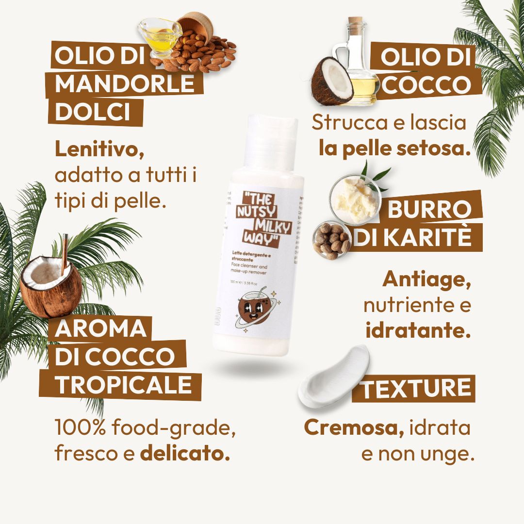 Yummy Beauty latte detergente e struccante