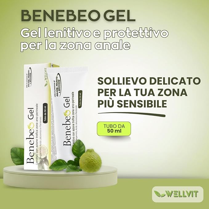 Wellvit | Benebeo Gel, Gel rettale lenitivo e protettivo naturale