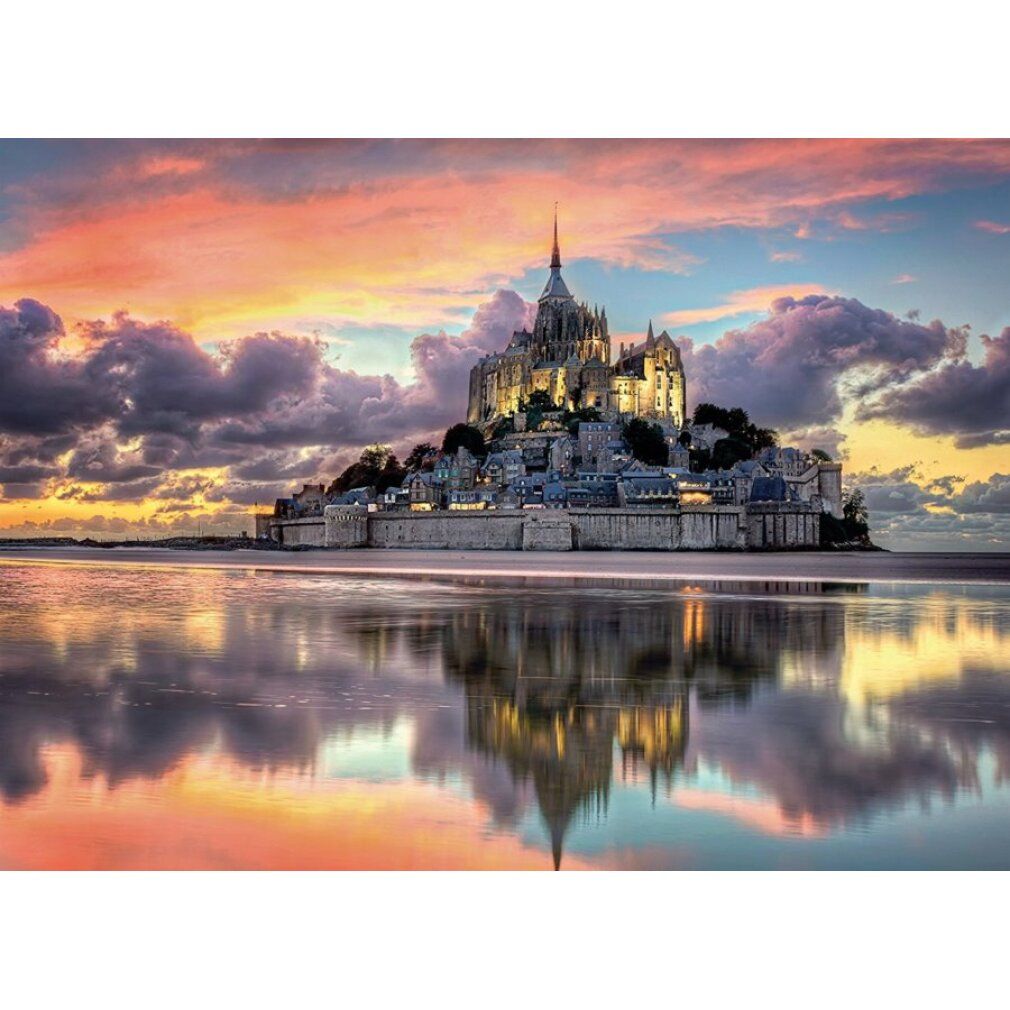 clementoni Puzzle magico Mont Saint-Michel, Francia 1000 pezzi