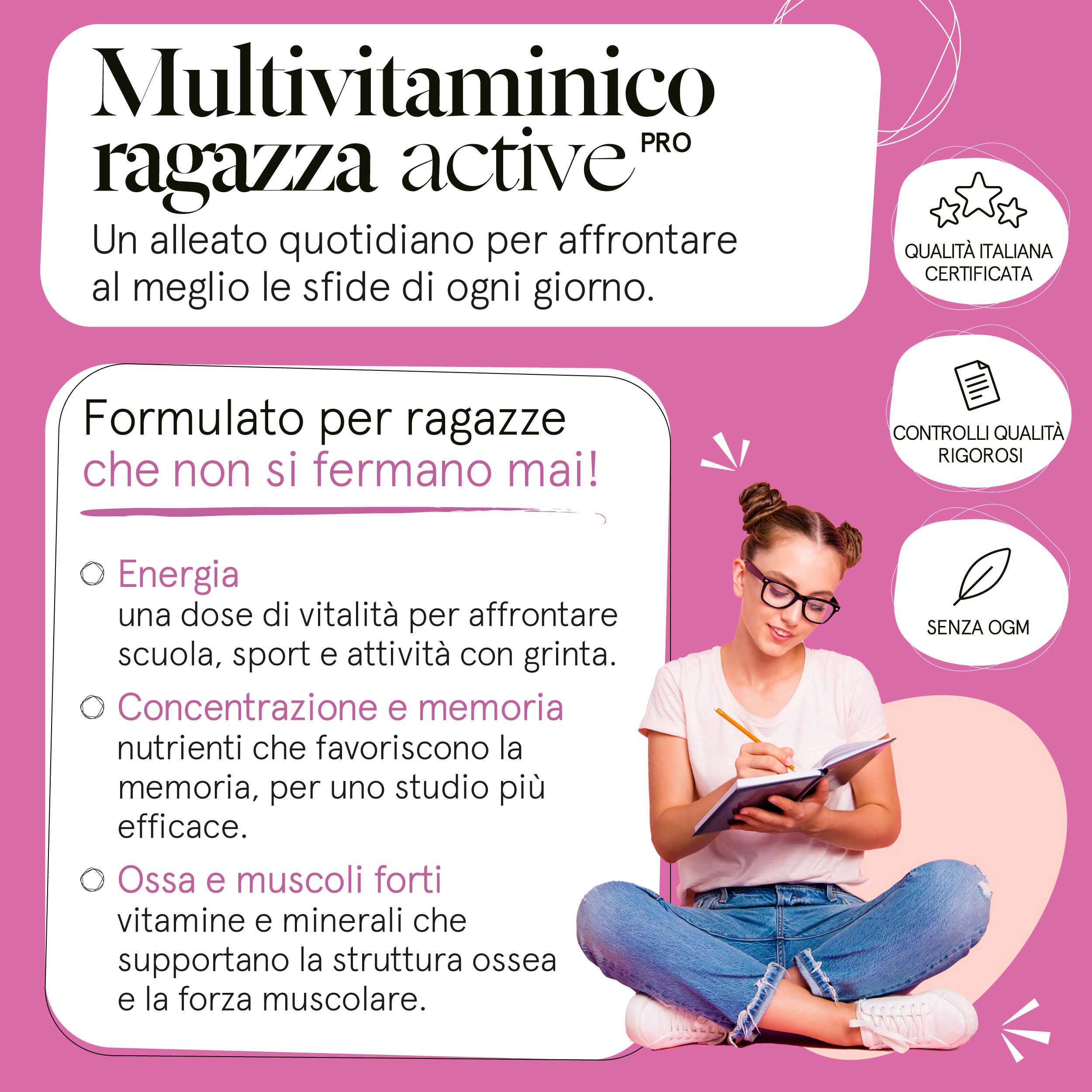 Vitaminact - Multivitaminico Ragazza Active pro