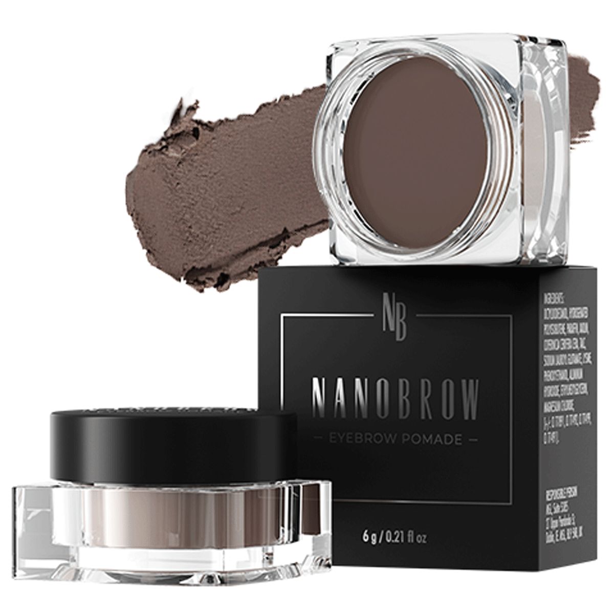 Nanobrow Pomata per sopracciglia marrone scuro