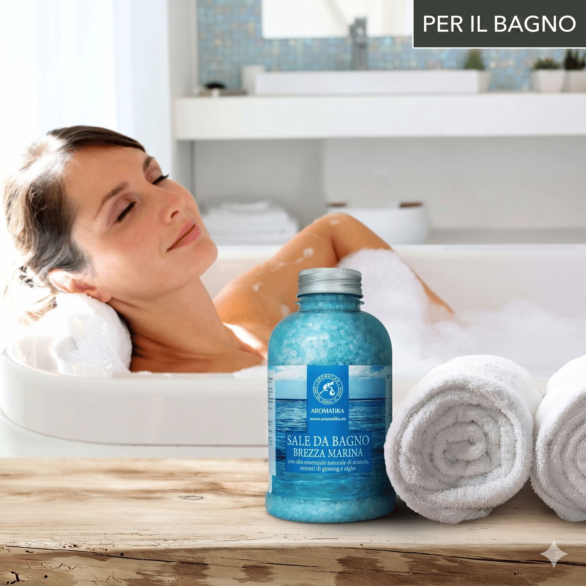 Sale da bagno AROMATIKA “Brezza marina”