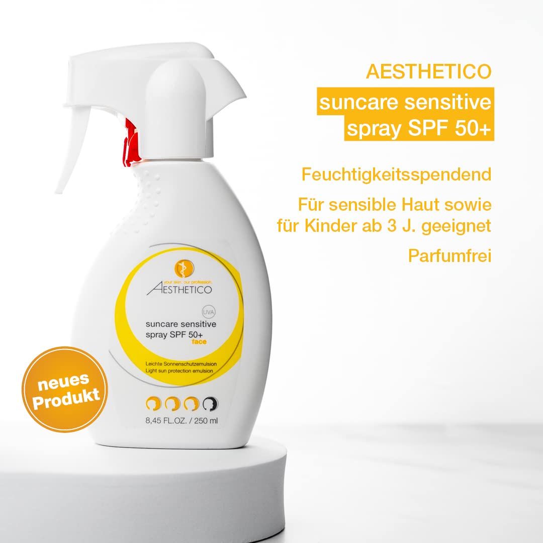 Aesthetico Suncare Sensitive Body Spray SPF 50+