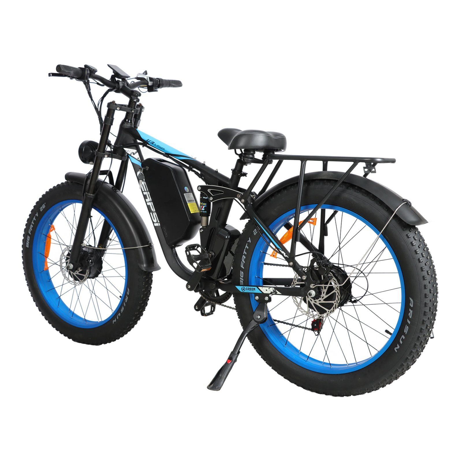 BAOLUJIE DP2603 Mountain bike elettrica con batteria rimovibile da 52V 32Ah