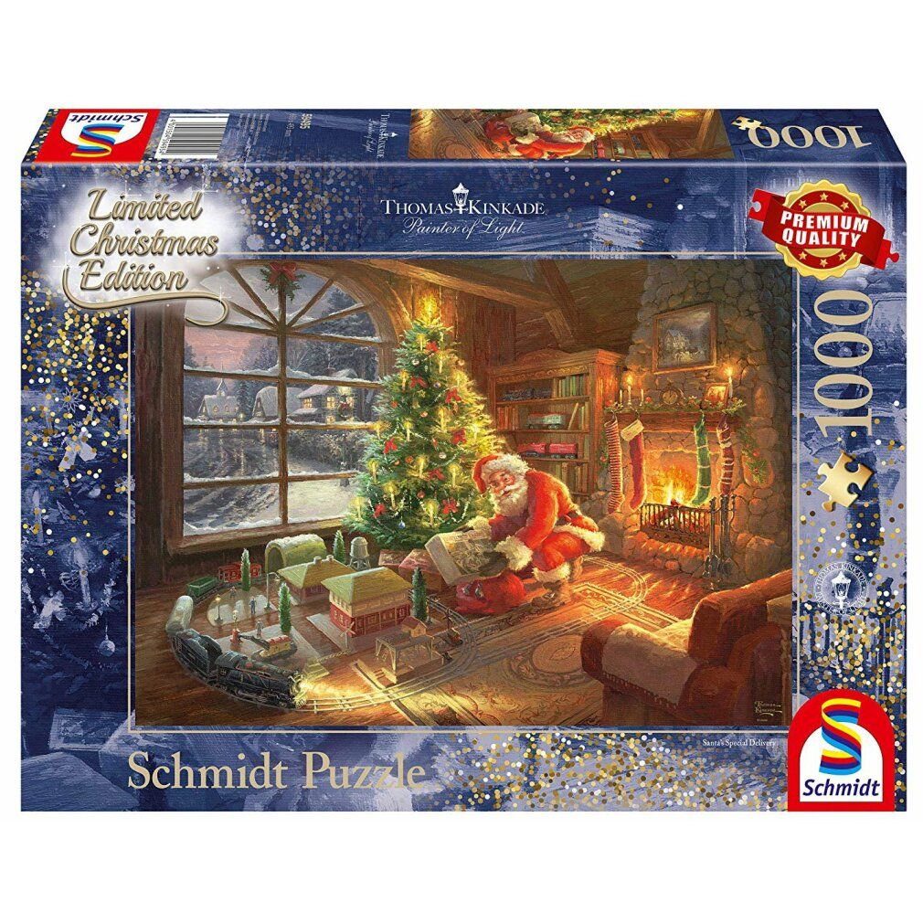 Puzzle schmidt Il regalo di Babbo Natale 1000 pezzi