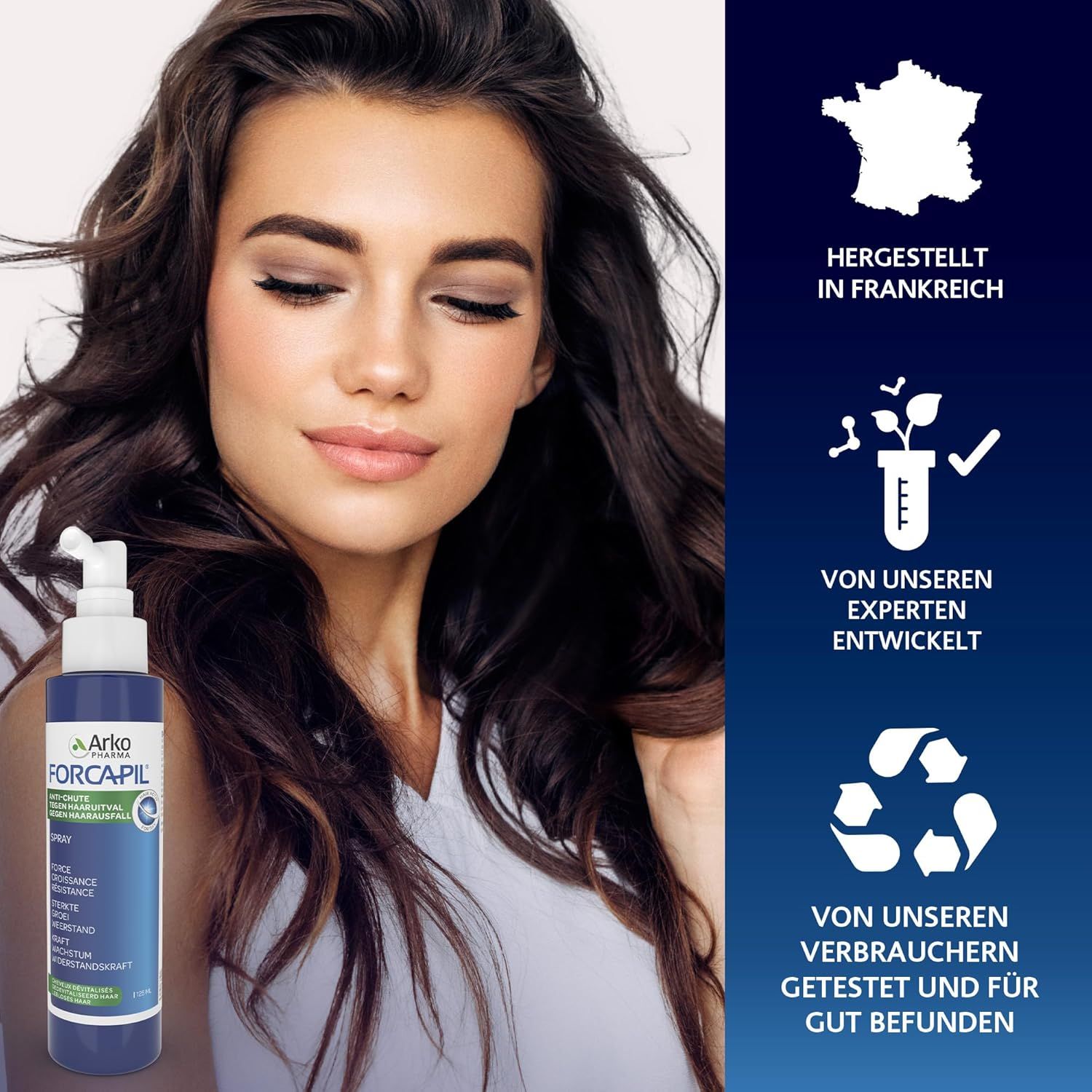 Arkopharma FORCAPIL Spray Anticaduta per Capelli